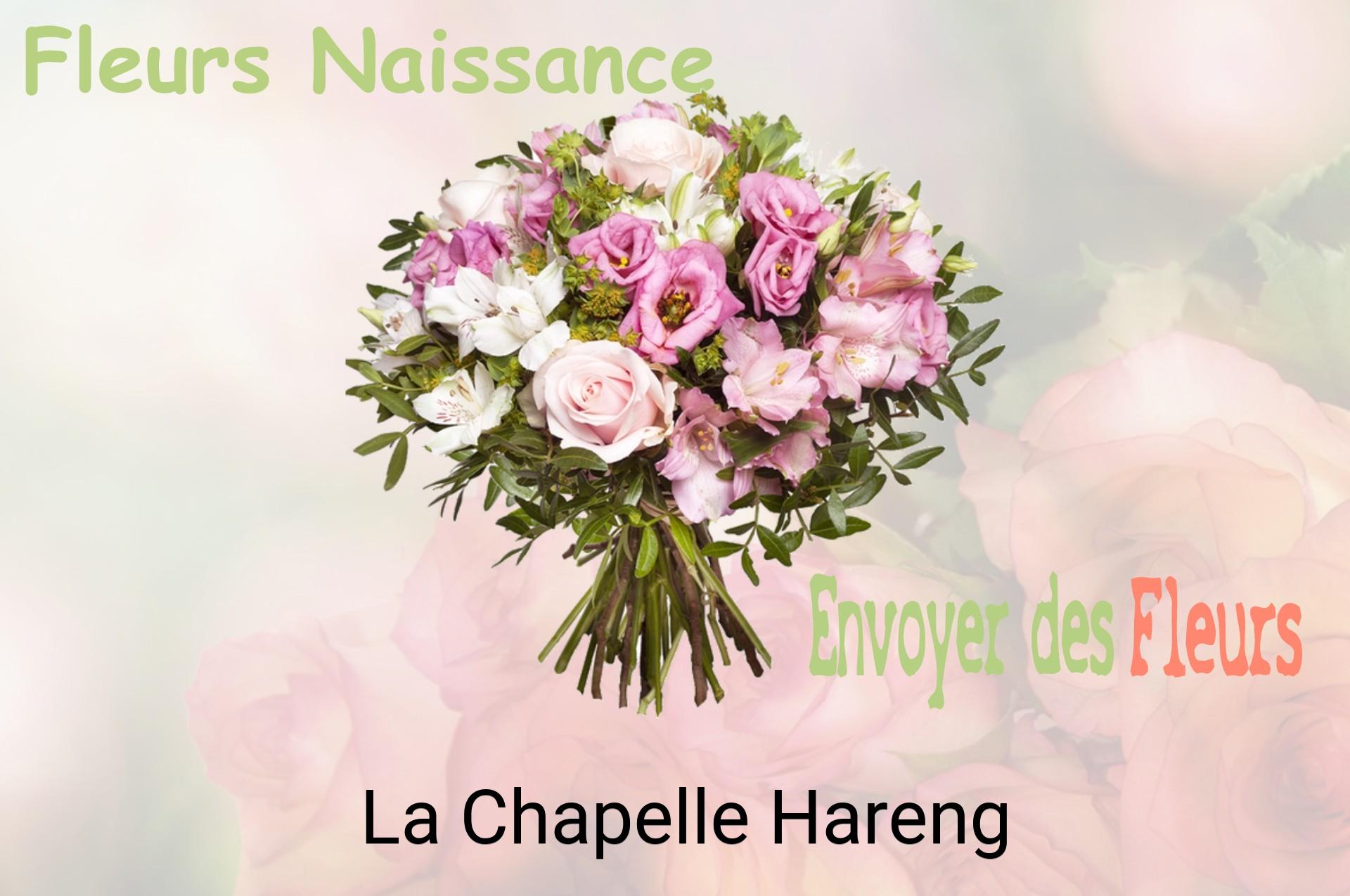 Bouquet de fleurs de naissance livré à La Chapelle-Hareng